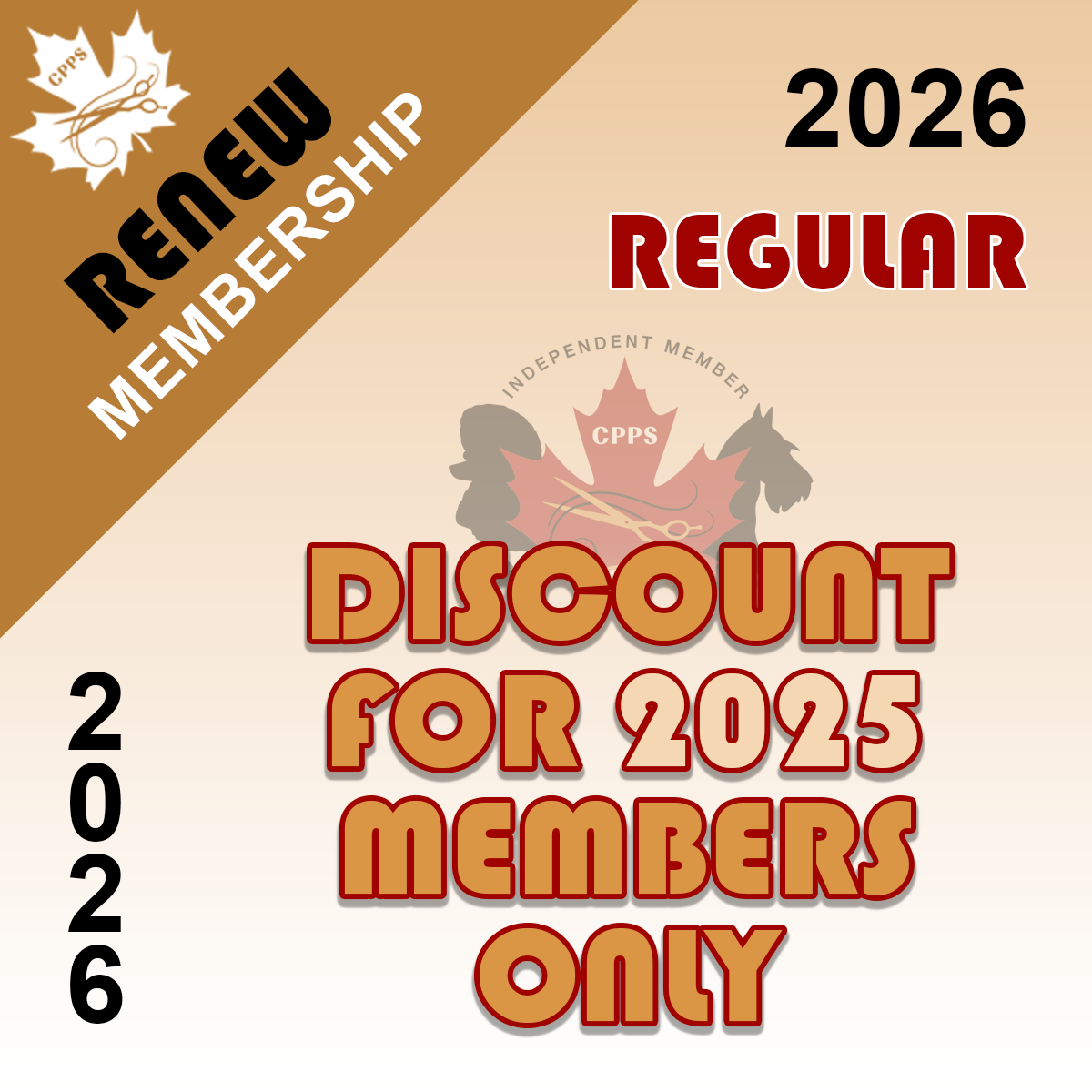 RENEWAL Membership 2026 (Regular) DISCOUNT